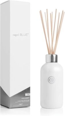 Capri Blue Volcano Reed Diffuser Set White 8oz