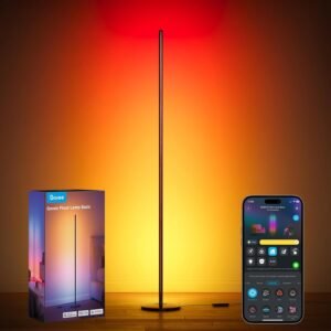Govee RGBIC Floor Lamp, 1000lm, Black