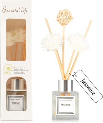 Reed Diffuser Set, Jasmine Scent, Home Decor