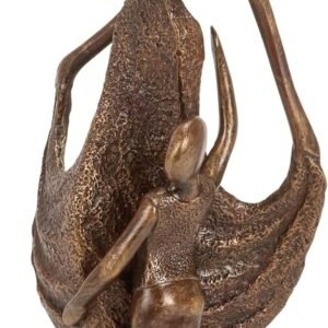 Deco 79 Polystone Bronze Decorative Sculpture Home Accent