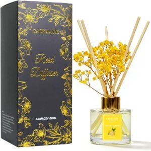 Reed Diffuser Set Lemon Verbena 3.38 oz Long