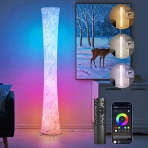 Smart RGB Floor Lamp with Music and App