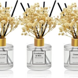 Reed Diffuser 3 Clean Linen Eucalyptus Mint Ocean