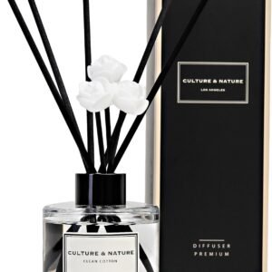 CULTURE & NATURE Reed Diffuser 4oz Clean Cotton