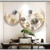 3D Metal Ginkgo Leaf Wall Decor 2 Pack
