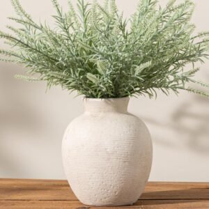 Ceramic Farmhouse Rustic Vase Home Decor Shelf Desk