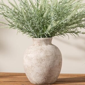 Vanselia Ceramic Flower Vase Farmhouse Rustic Decor