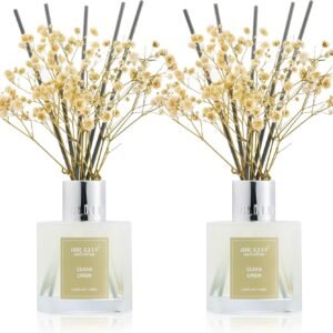 Airkeep Reed Diffuser 2pk Clean Linen 3.38oz