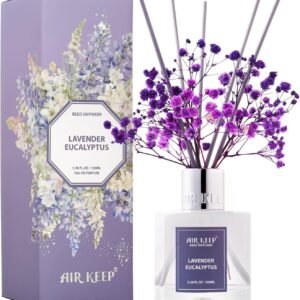 Airkeep Reed Diffuser Set Lavender Eucalyptus 100ml